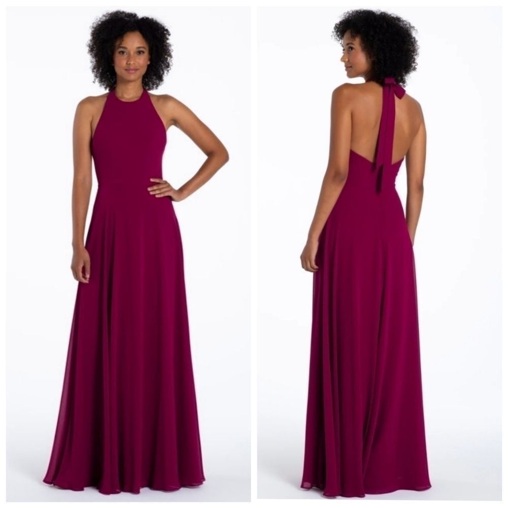 Hayley Paige Occasions Style 52105 Bridesmaid Long Gown/Dress Size 12